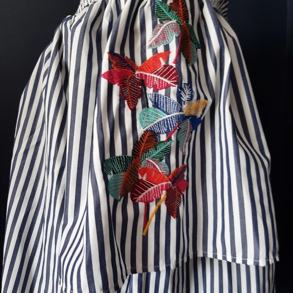 M&s collection large off the shoulder embroidered - Picture 3 of 5